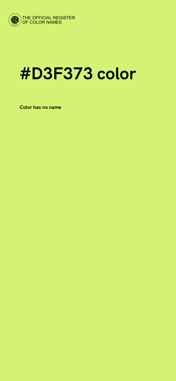 #D3F373 color image