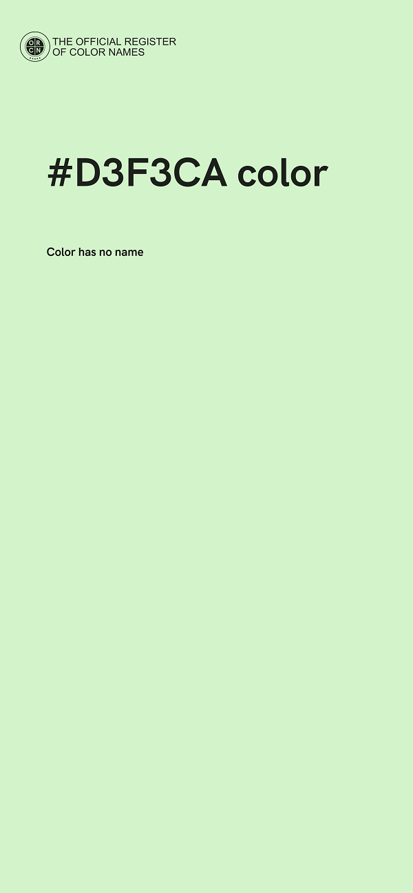 #D3F3CA color image