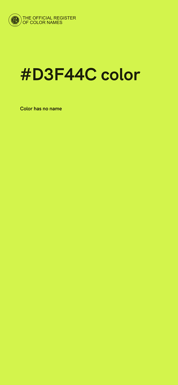 #D3F44C color image