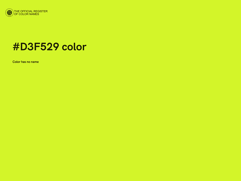 #D3F529 color image