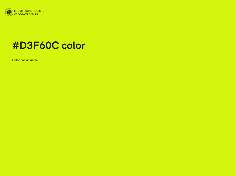 #D3F60C color image