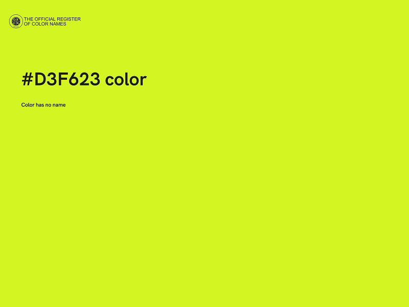 #D3F623 color image