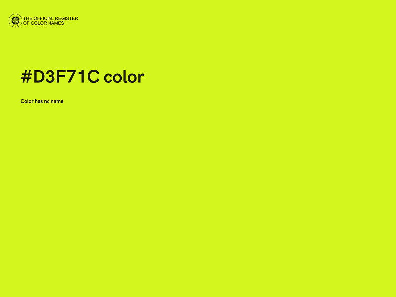 #D3F71C color image