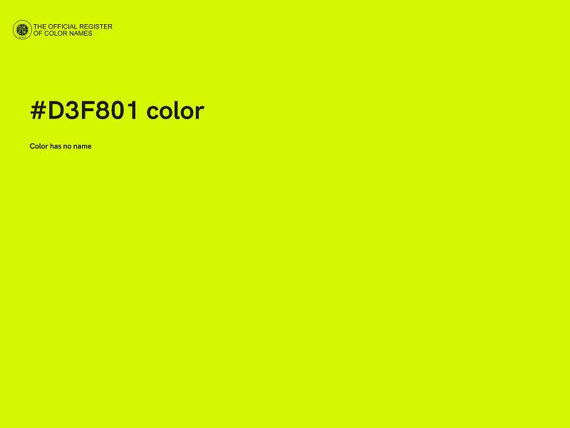 #D3F801 color image