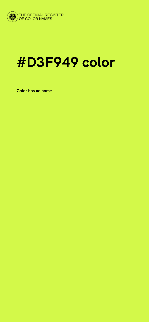 #D3F949 color image