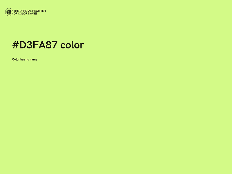 #D3FA87 color image