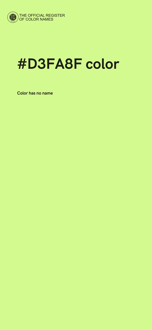 #D3FA8F color image