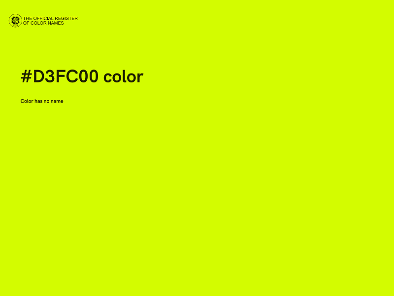 #D3FC00 color image