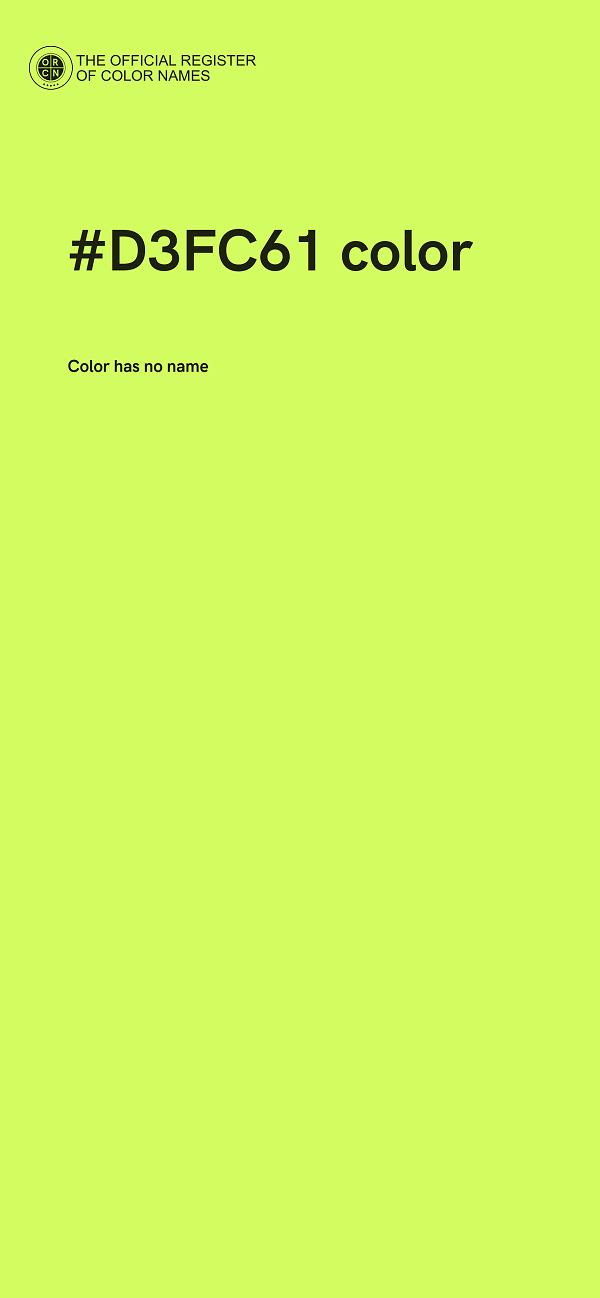 #D3FC61 color image