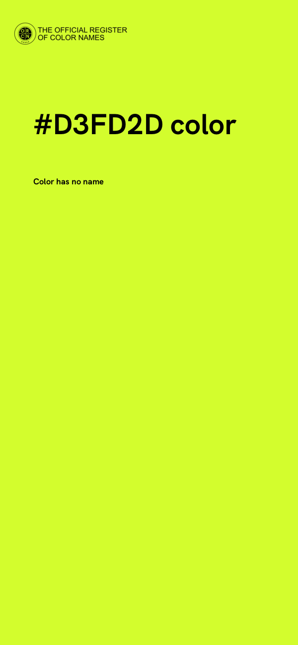 #D3FD2D color image