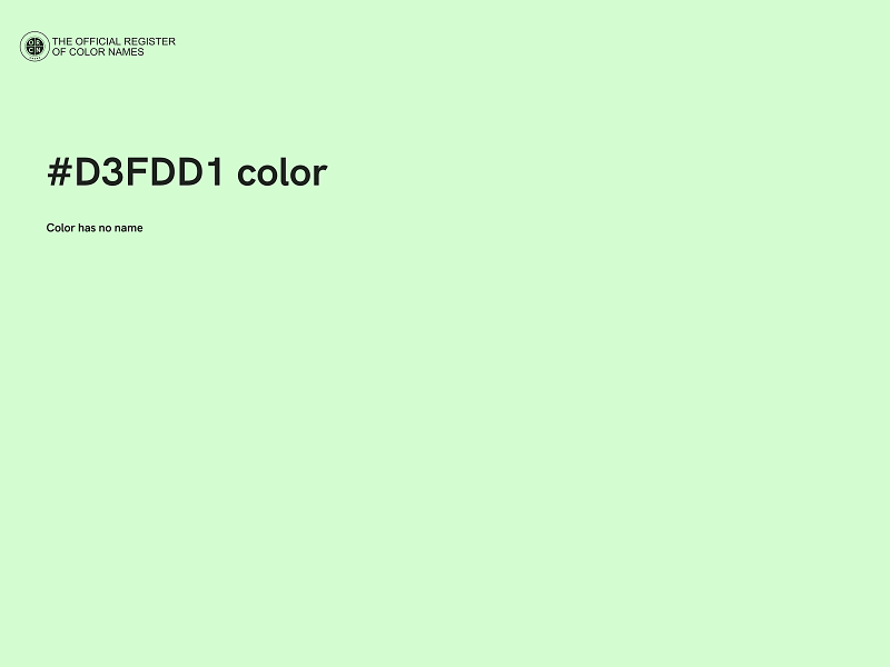 #D3FDD1 color image