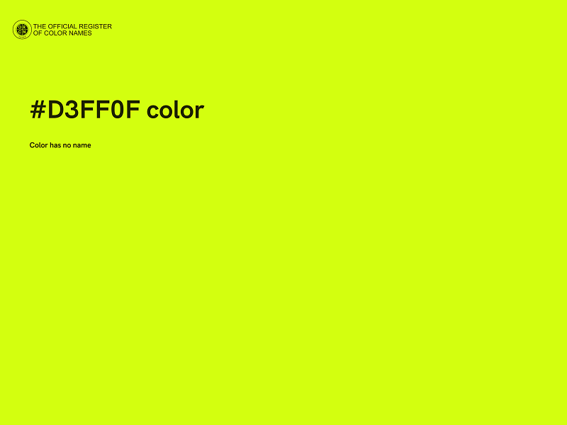 #D3FF0F color image