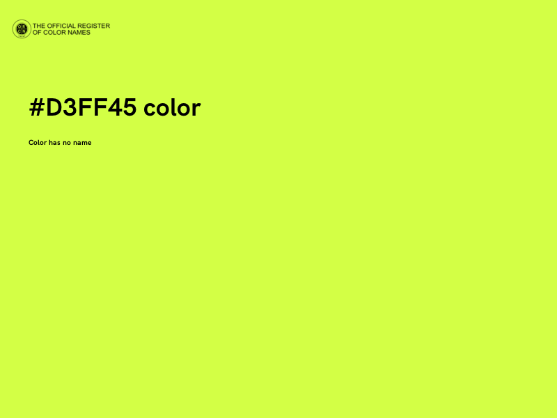 #D3FF45 color image