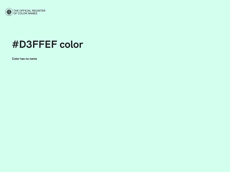 #D3FFEF color image