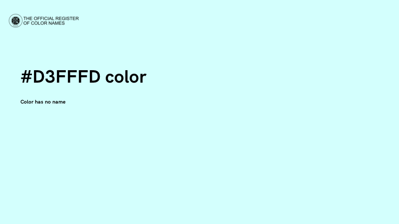 #D3FFFD color image