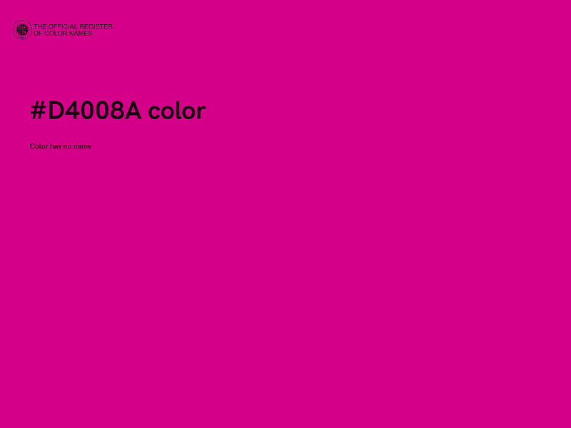 #D4008A color image