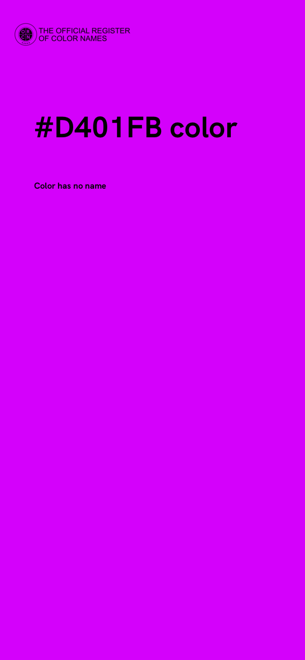 #D401FB color image