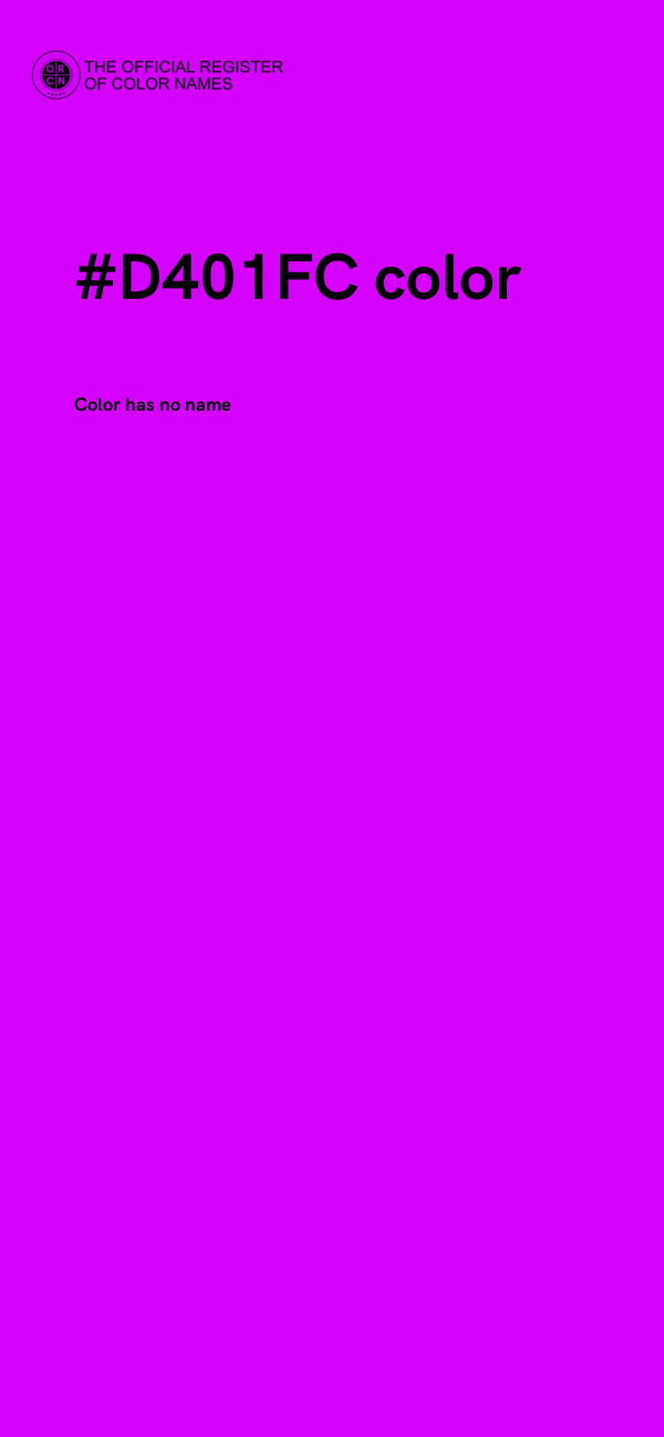 #D401FC color image