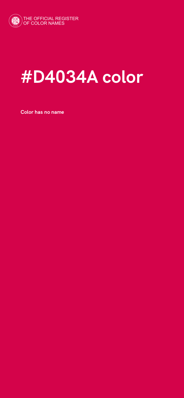 #D4034A color image