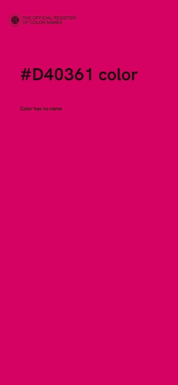 #D40361 color image