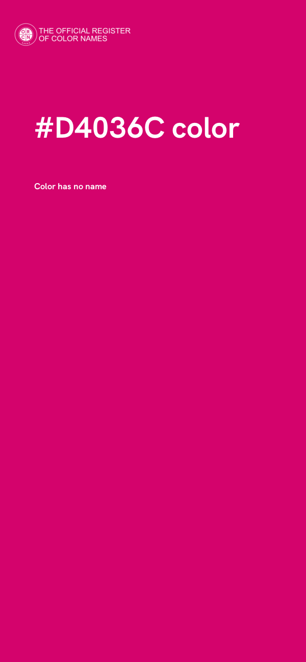 #D4036C color image