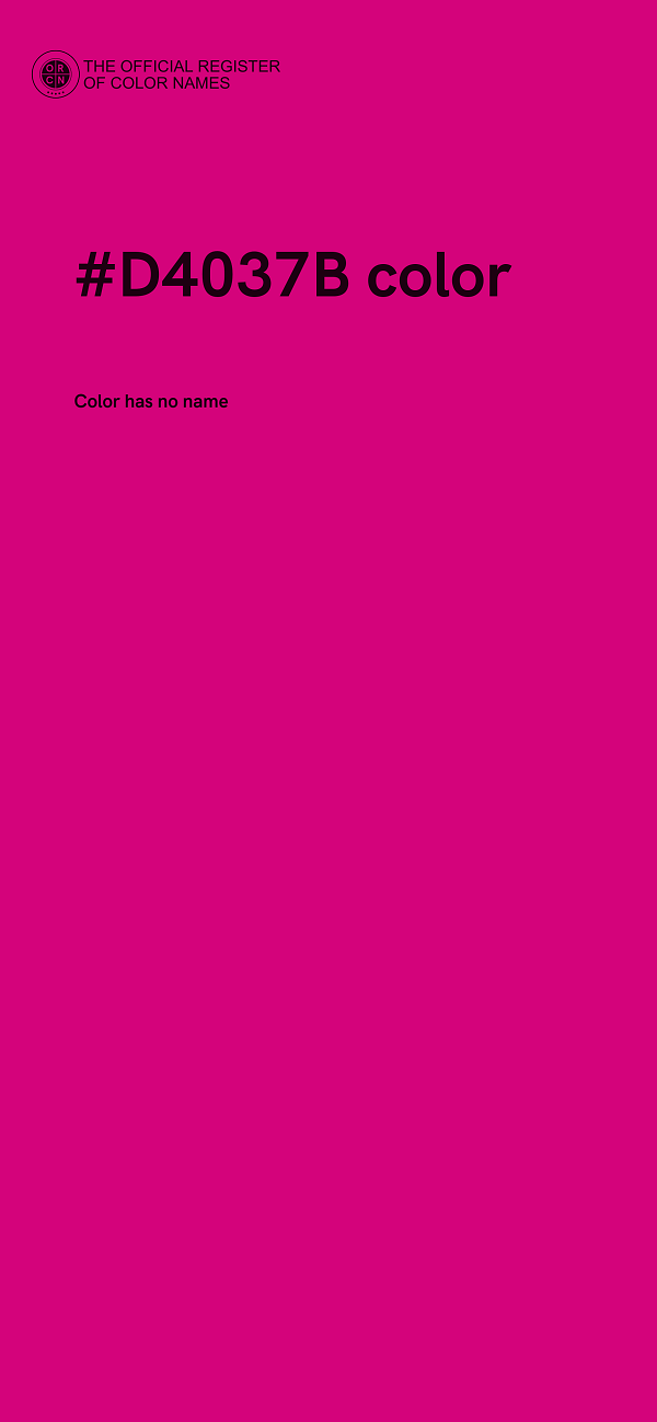 #D4037B color image