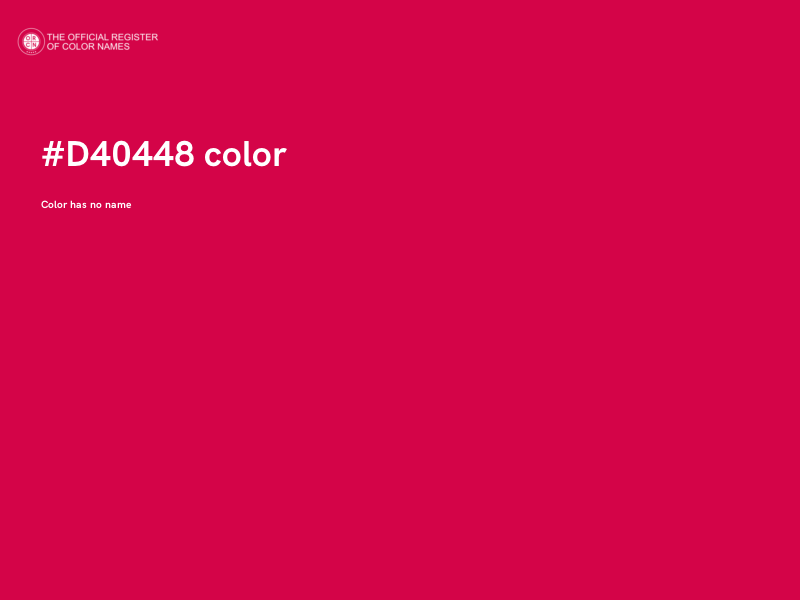 #D40448 color image