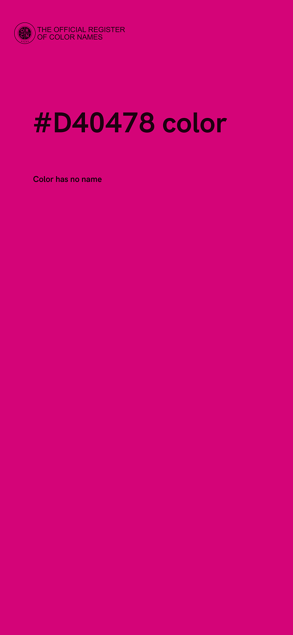 #D40478 color image