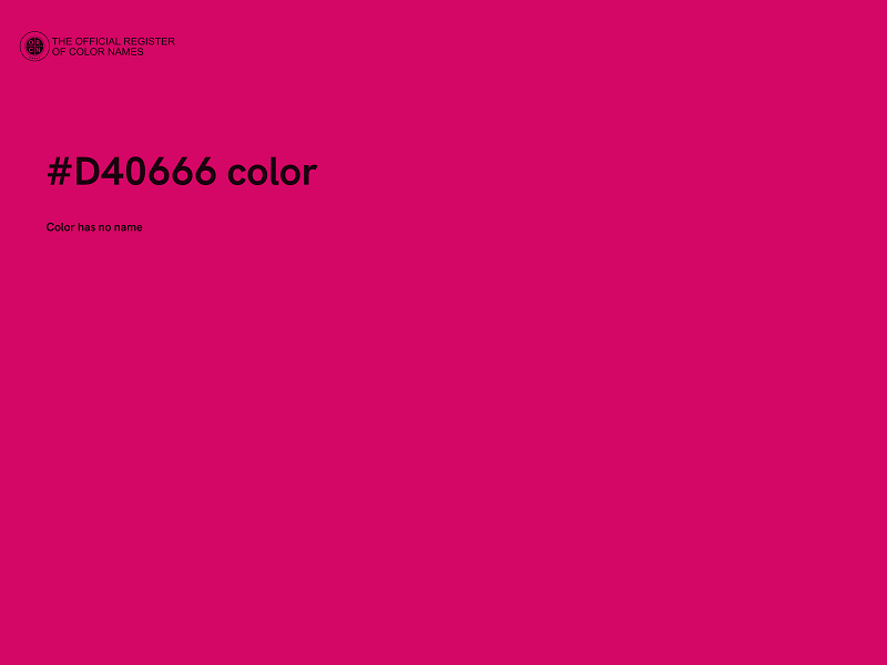 #D40666 color image
