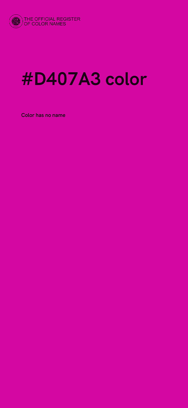 #D407A3 color image