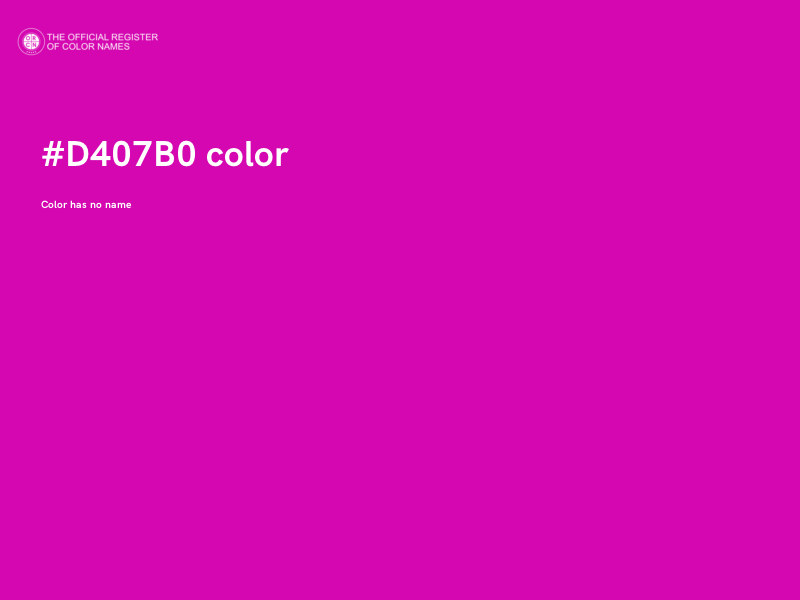 #D407B0 color image