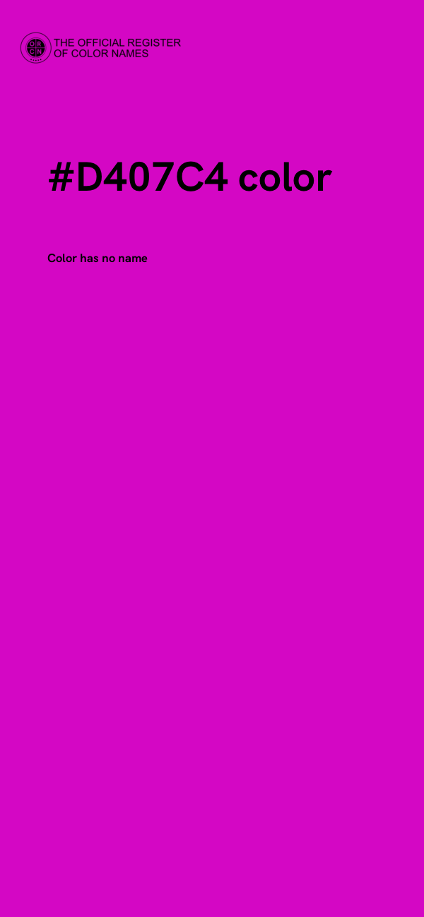 #D407C4 color image