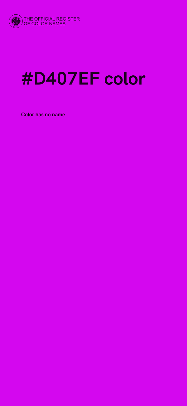 #D407EF color image