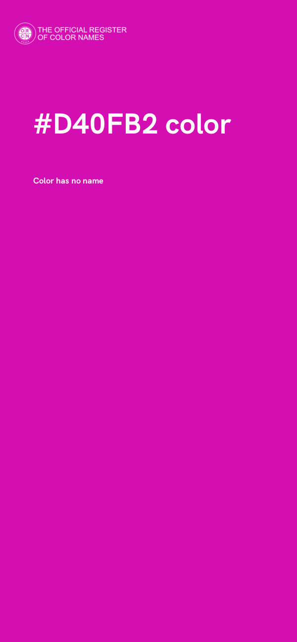 #D40FB2 color image