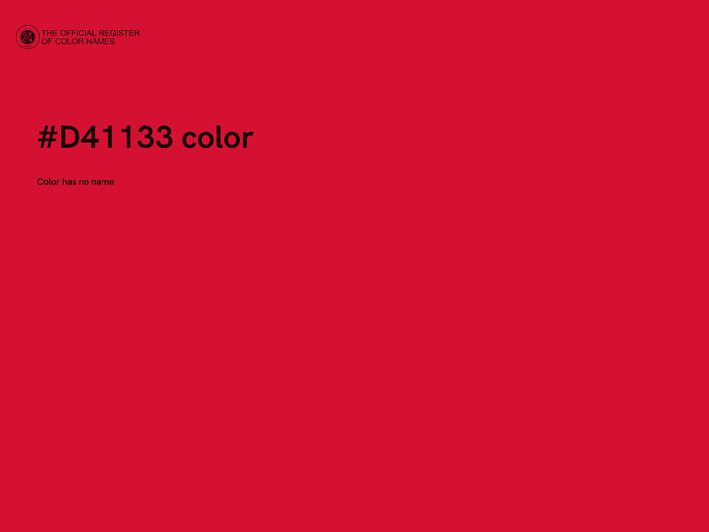 #D41133 color image