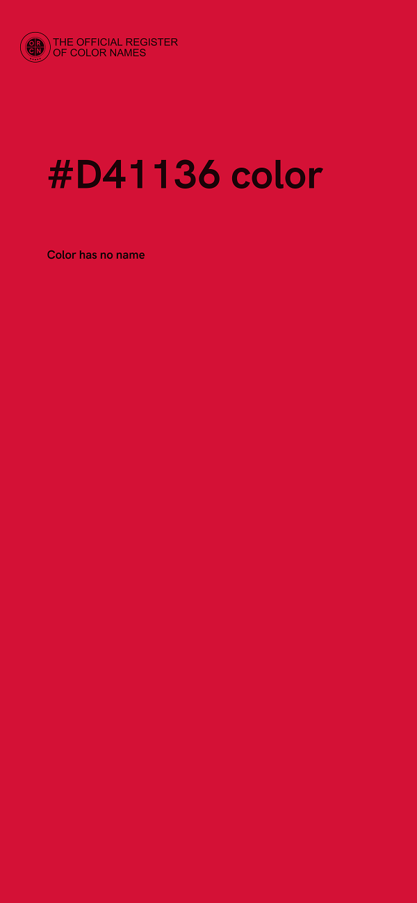 #D41136 color image