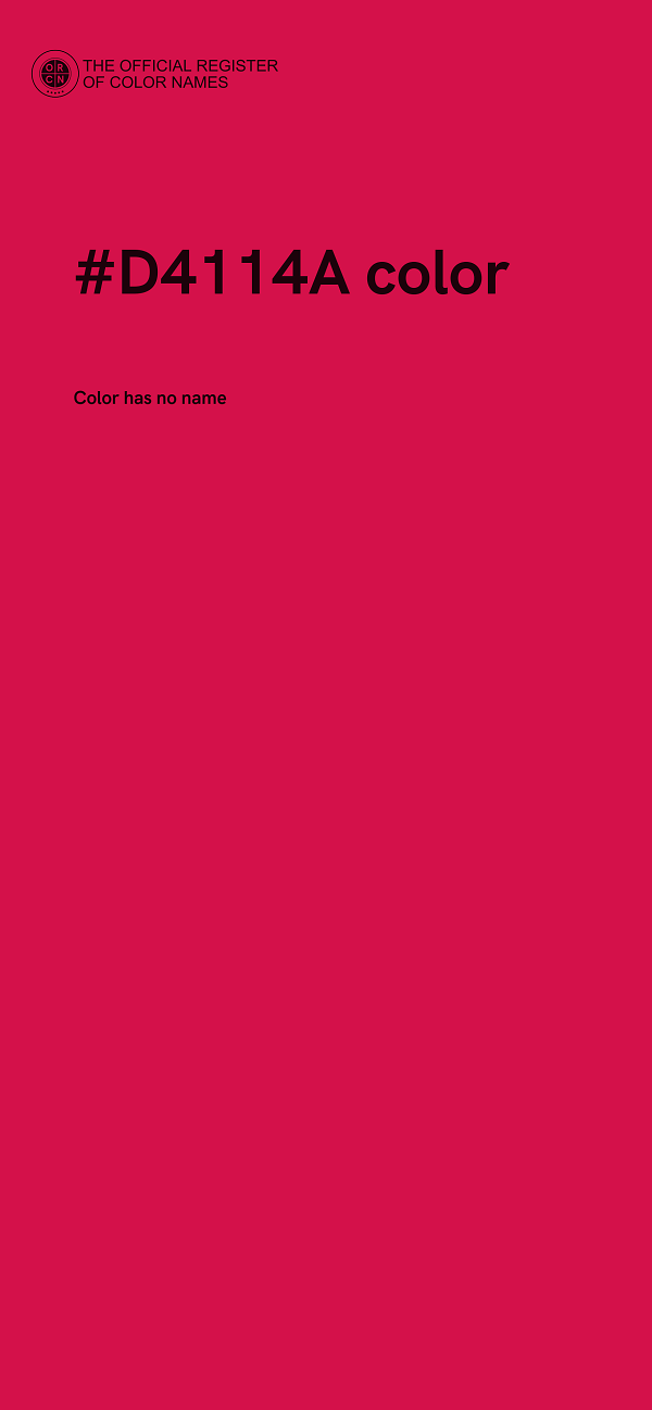 #D4114A color image