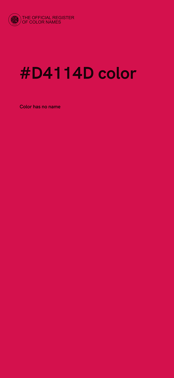 #D4114D color image