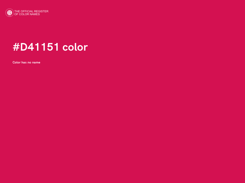 #D41151 color image