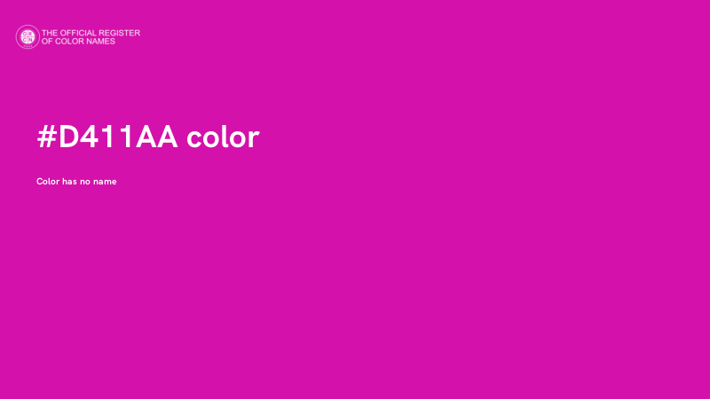 #D411AA color image