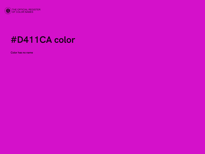 #D411CA color image