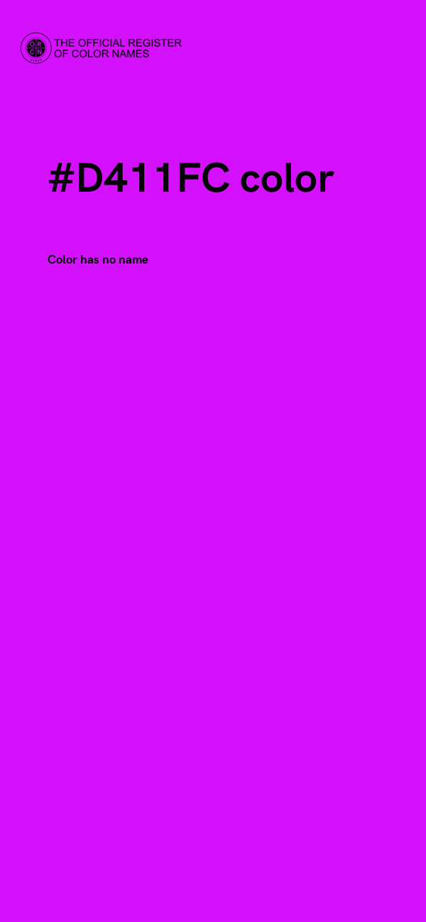 #D411FC color image