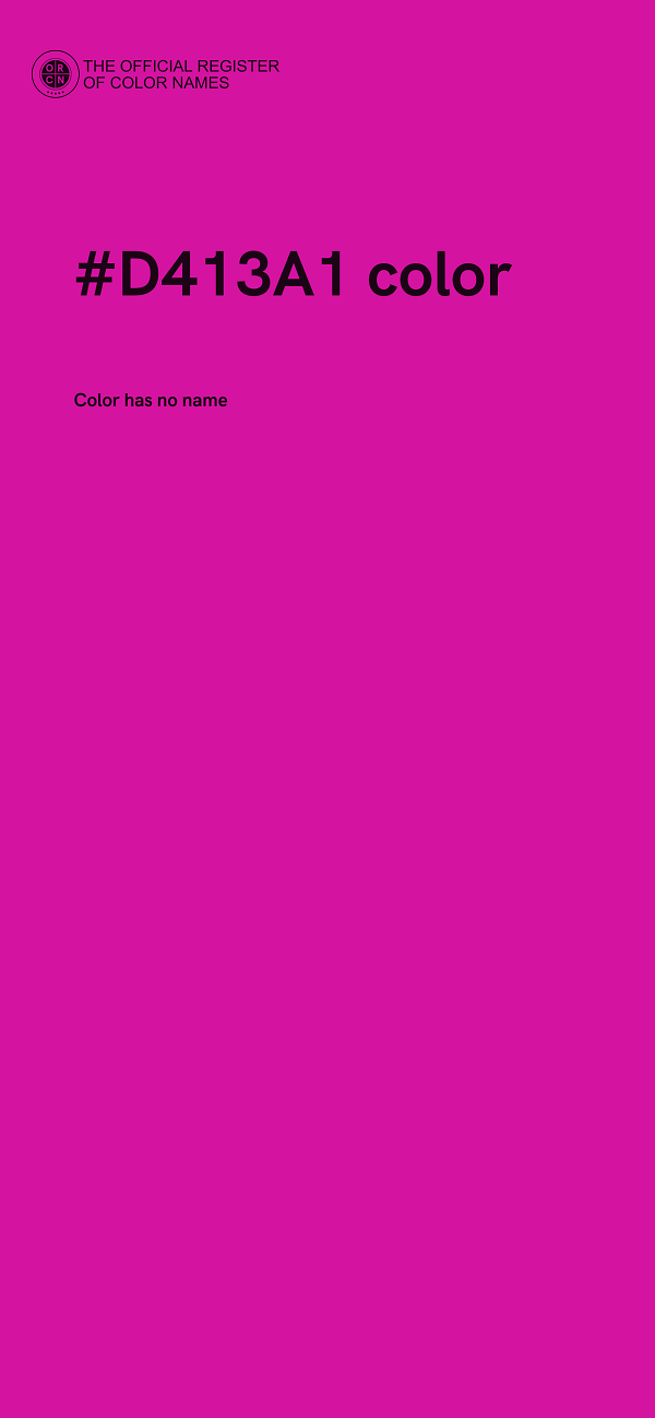 #D413A1 color image