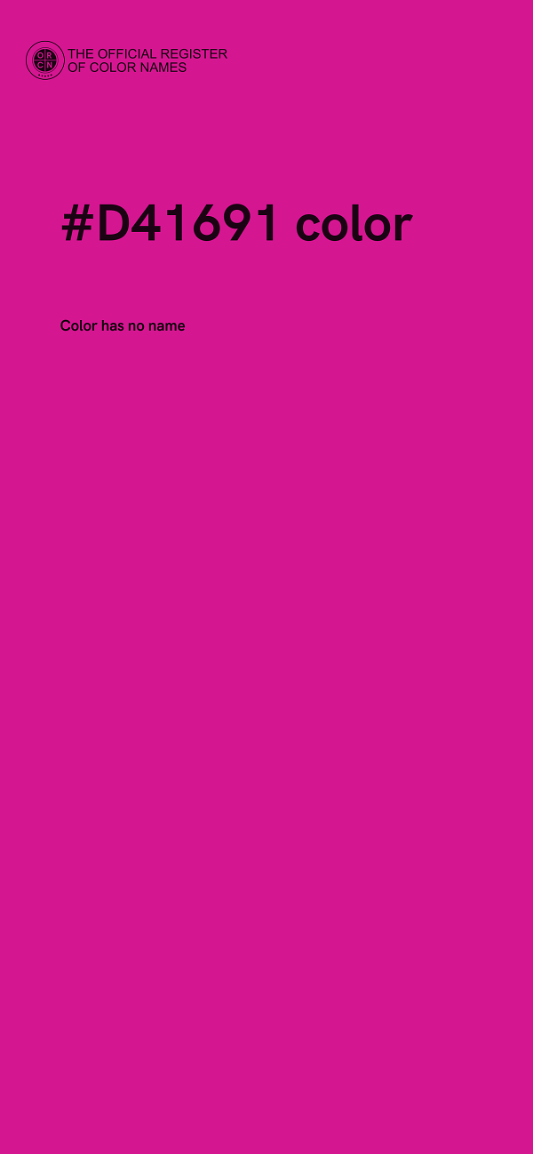 #D41691 color image