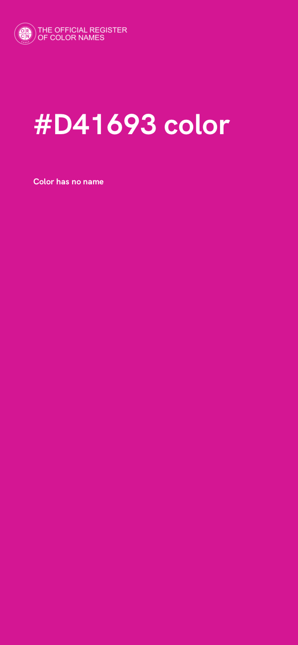 #D41693 color image