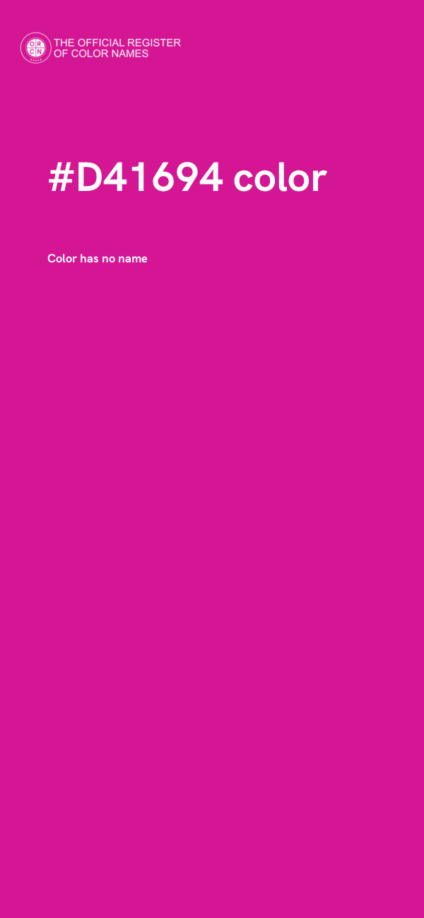 #D41694 color image
