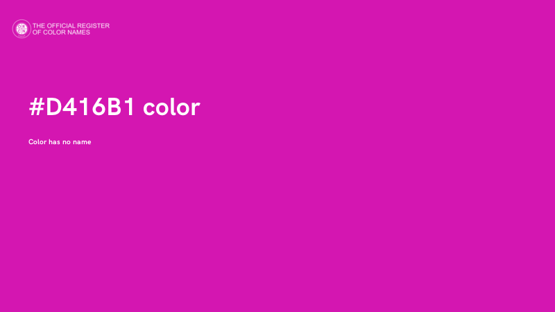 #D416B1 color image