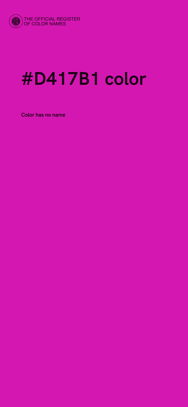 #D417B1 color image