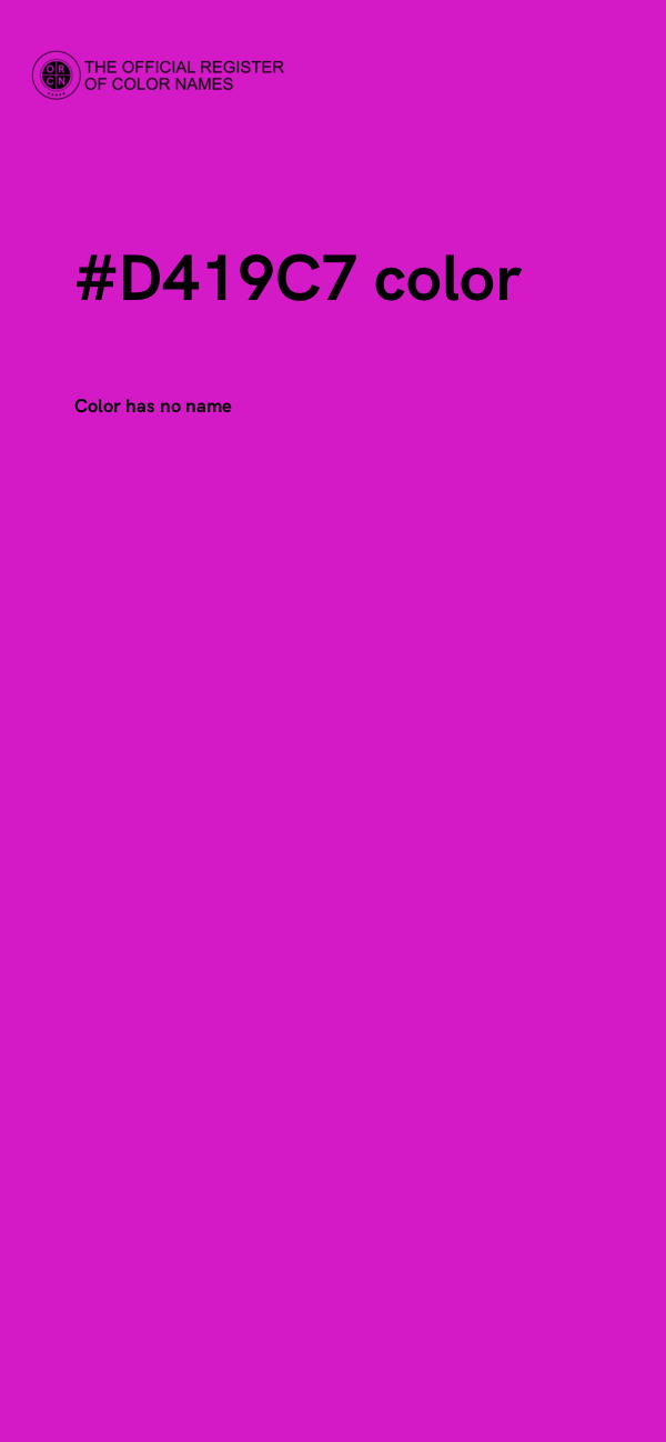 #D419C7 color image