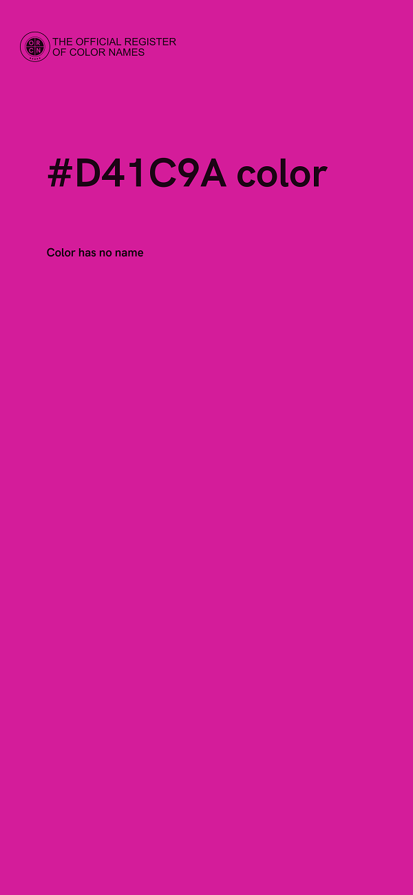 #D41C9A color image